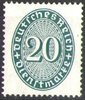 119 x Ziffernzeichen Dienstmarke 20 Pf Deutsches Reich