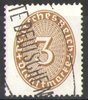 114 Ziffernzeichen Dienstmarke 3 Pf Deutsches Reich