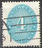 127 Ziffernzeichen Dienstmarke 4 Pf Deutsches Reich