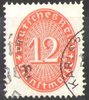 129 Ziffernzeichen Dienstmarke 12 Pf Deutsches Reich