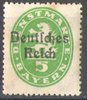 34 Abschiedsausgabe von Bayern Dienstmarke 5 Pf Deutsches Reich