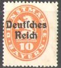 35 Abschiedsausgabe von Bayern Dienstmarke 10 Pf Deutsches Reich