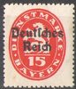 36 Abschiedsausgabe von Bayern Dienstmarke 15 Pf Deutsches Reich