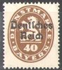 39 Abschiedsausgabe von Bayern Dienstmarke 40 Pf Deutsches Reich
