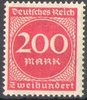 269 Ziffern im Kreis 200 M Deutsches Reich
