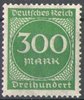 270 Ziffern im Kreis 300 M Deutsches Reich