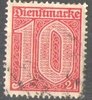 17 Dienstmarke für Preußen 10 Pf Deutsches Reich