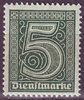 23 Dienstmarke für alle Länder 5 Pf Deutsches Reich