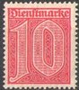 24 Dienstmarke für alle Länder 10 Pf Deutsches Reich