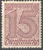 25 Dienstmarke für alle Länder 15 Pf Deutsches Reich