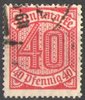 28 Dienstmarke für alle Länder 40 Pf Deutsches Reich