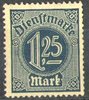 31 Dienstmarke für alle Länder 1 25 M Deutsches Reich