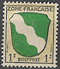 1ax Wappen Französische Zone 1 Pf Allgemeine Ausgabe