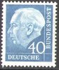 260x Theodor Heuss 40 Pf Deutsche Bundespost
