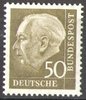 261x Theodor Heuss 50 Pf Deutsche Bundespost
