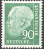 265x Theodor Heuss 90 Pf Deutsche Bundespost