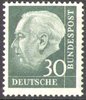 259y Theodor Heuss 30 Pf Deutsche Bundespost