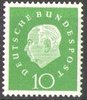 303 Theodor Heuss 10 Pf Deutsche Bundespost