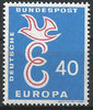 296 Europa Taube 40 Pf Deutsche Bundespost