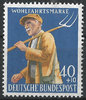 300 Wohlfahrt Landwirtschaft 40+10 Pf Deutsche Bundespost