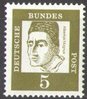 347x Albertus Magnus 5 Pf Deutsche Bundespost