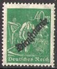 77 Dienstmarke Arbeiter 40 M Deutsches Reich