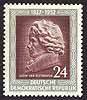 301 Ludwig van Beethoven 24 Pf  Briefmarke DDR