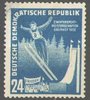 299 Wintersportmeisterschaften 24 Pf  Briefmarke DDR