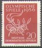 539 Olympische Sommerspiele Melbourne 20 Pf  Briefmarke DDR