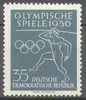 540 Olympische Sommerspiele Melbourne 35 Pf  Briefmarke DDR