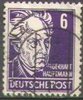 328v Persönlichkeiten 6 Pf  Briefmarke DDR