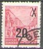 439 c g Fünfjahresplan III  20 auf 24 Pf  Briefmarke DDR