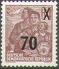 442 I g Fünfjahresplan III  70 auf 84 Pf  Briefmarke DDR