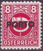 192 Posthorn Portomarke 8 Gr Republik Österreich