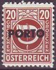 196 Posthorn Portomarke 20 Gr Republik Österreich