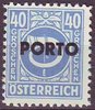 199 Posthorn Portomarke 40 Gr Republik Österreich