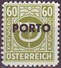 200 Posthorn Portomarke 60 Gr Republik Österreich