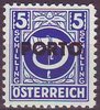 203 Posthorn Portomarke 5 S Republik Österreich