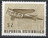 1262 Flugpostausstellung 2 S Briefmarke Republik Österreich
