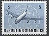 1264 Flugpostausstellung 5 S Briefmarke Republik Österreich