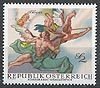 1279 Barocke Fresken  Weltenrichter Briefmarke Republik Österreich