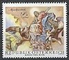 1281 Barocke Fresken  Frau mit Engeln Briefmarke Republik Österreich