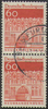 Paar 496 s Deutsche Bauwerke 60 Pf Deutsche Bundespost Briefmarken