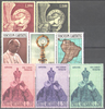 Jahrgang 1968 Vatikan Poste Vaticane Briefmarken