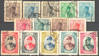 Satz 625 - 638 Reza Shah Pahlavi Persische Briefmarken Postes Persanes