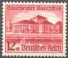 674 Theater Saarpfalz 12 + 8 Pf Deutsches Reich
