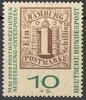 310a Interposta 10 Pf Erstauflage Deutsche Bundespost