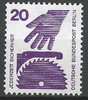 404 A Jederzeit Sicherheit 20 Pf Deutsche Bundespost Berlin