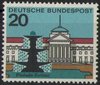 420 Hauptstaedte BRD 20 Pf Deutsche Bundespost Briefmarke