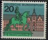 423 Hauptstaedte BRD 20 Pf Deutsche Bundespost Briefmarke